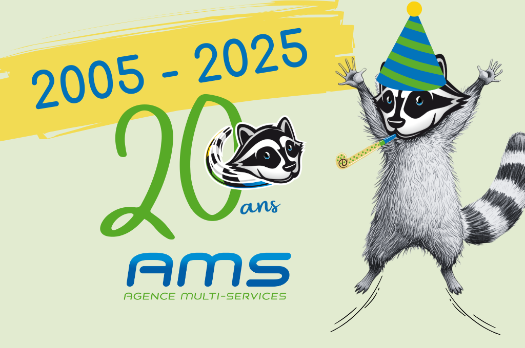 visuels articles AMS fête 20 ans d'expertise dans le domaine du nettoyage professionnel